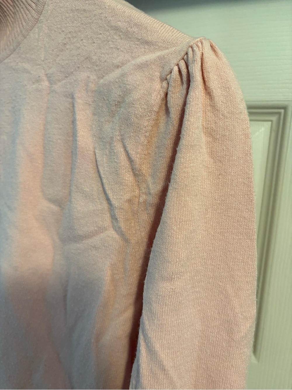 Apt. 9 Blush Turtleneck Sweater with Ruched and Ribbed Details - Picture 3 of 8